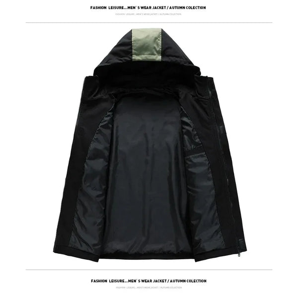Mens Big and Tall Windbreaker Jacket Breathable Hiking Coat