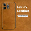Luxury Leather iPhone Case Silicone Soft Shockproof Protection Cover