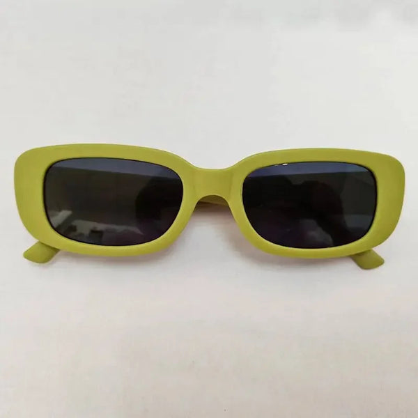 Retro Square Sunglasses Vintage Small Rectangle