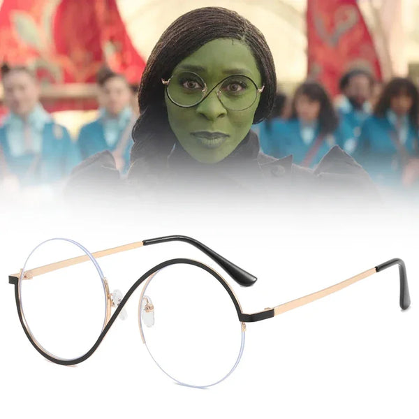 Wicked Movie inspired Elphaba Glasses Black Shiz University Glasses