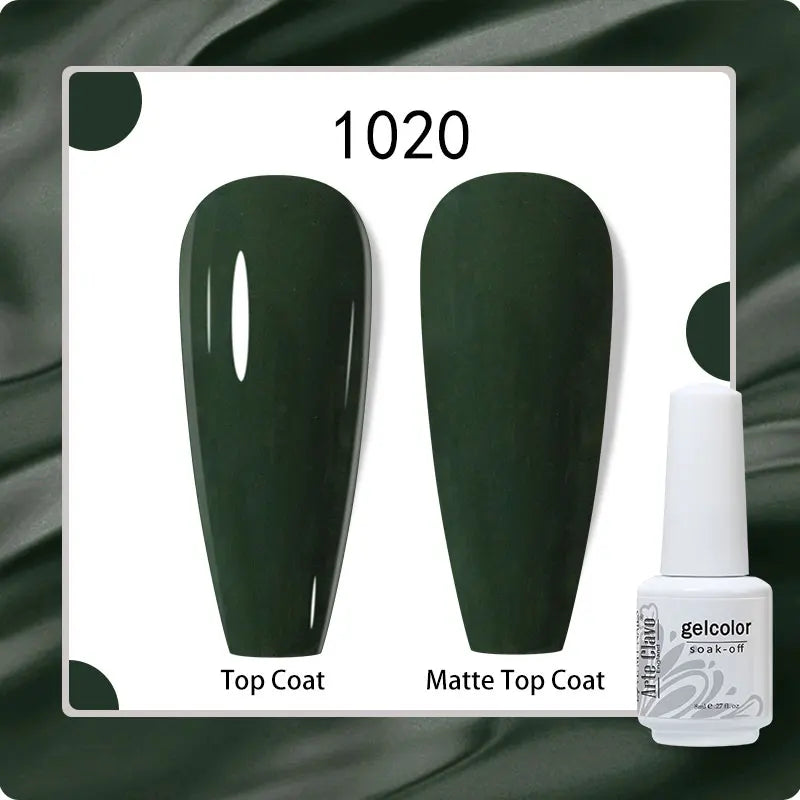 8ml Pure Color Gel Nail Polish Nail Art Manicure Semi Permanent