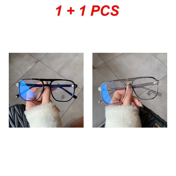 Square Anti-Blue Light Eyeglasses