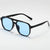 Vintage Square Sunglasses Men Big Frame UV400 Shades Fashion
