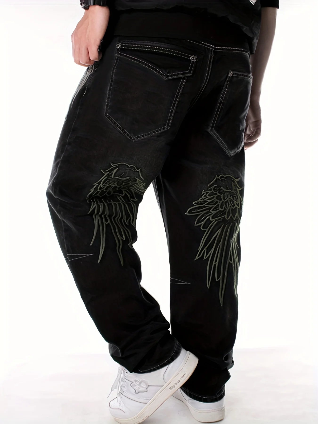 Men Hip Hop Jeans Casual High Street Skateboard