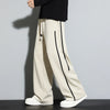 Mens Baggy Cotton Joggers Korean Streetwear Loose Casual Pants