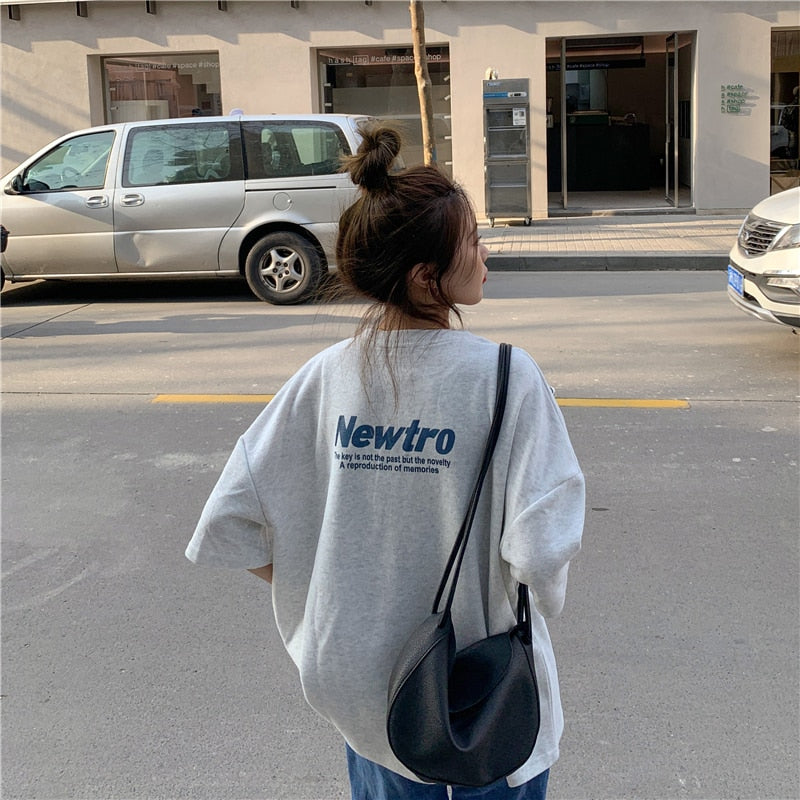 Women's T-Shirt with Letter Print