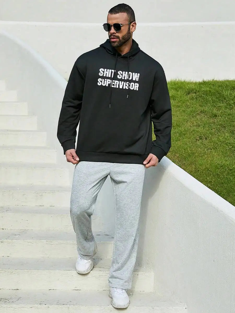 Shit Show Supervisor Funny Graphic Hoodie