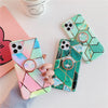 Finger Ring Holder Marble Phone Case For iphone Max Silicone