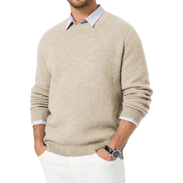 Mens Animal Game Wool Knit Sweater Crew Neck Pullover Streetwear