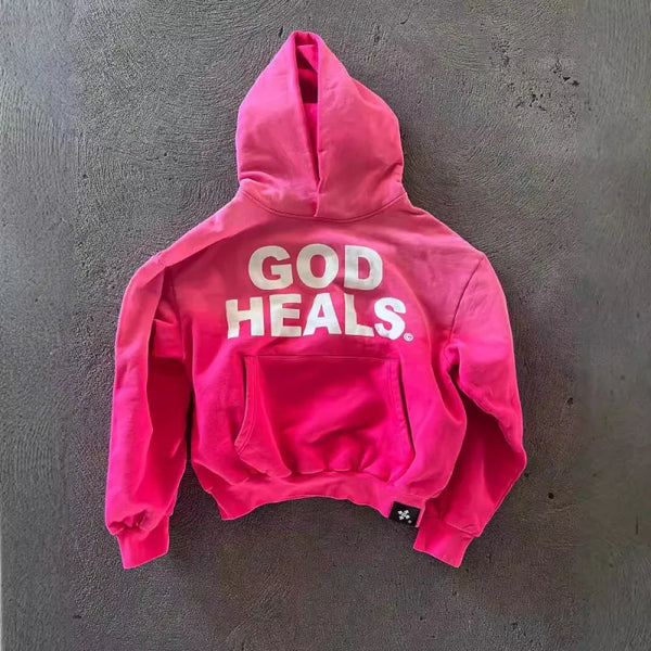 American Retro Y2K Gothic Oversized Hoodie Casual Streetwear