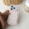 Fashion Sweet Pink Leopard Print Leather Shockproof Protective