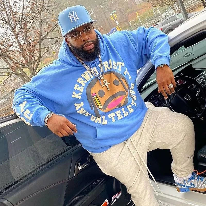 Printing Casual Hoodie Blue Hooded Cpfm Xyz Pullovers