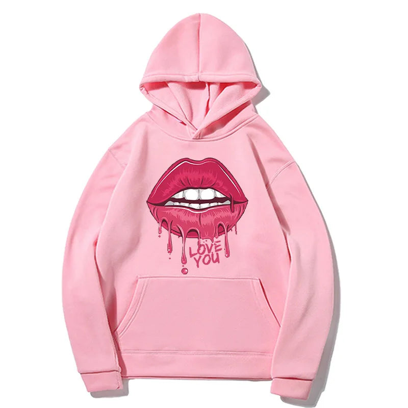 2025 Women's Tracksuit Casual Sportwear Loose Fit Hoodie Sweatshirt