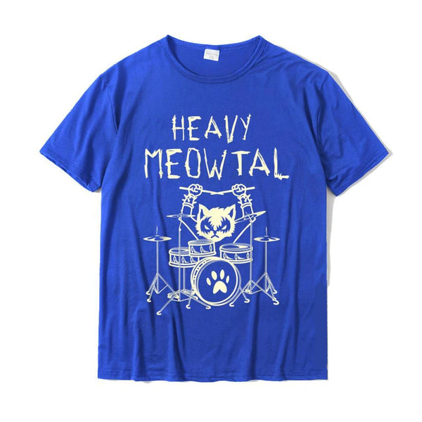 Heavy Meowtal Cat Metal Music Tshirt Women Funny Pet Owner