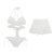 Womens 3 Piece Bikini Set Minimalist Split Swimsuit Hot Spring Swim