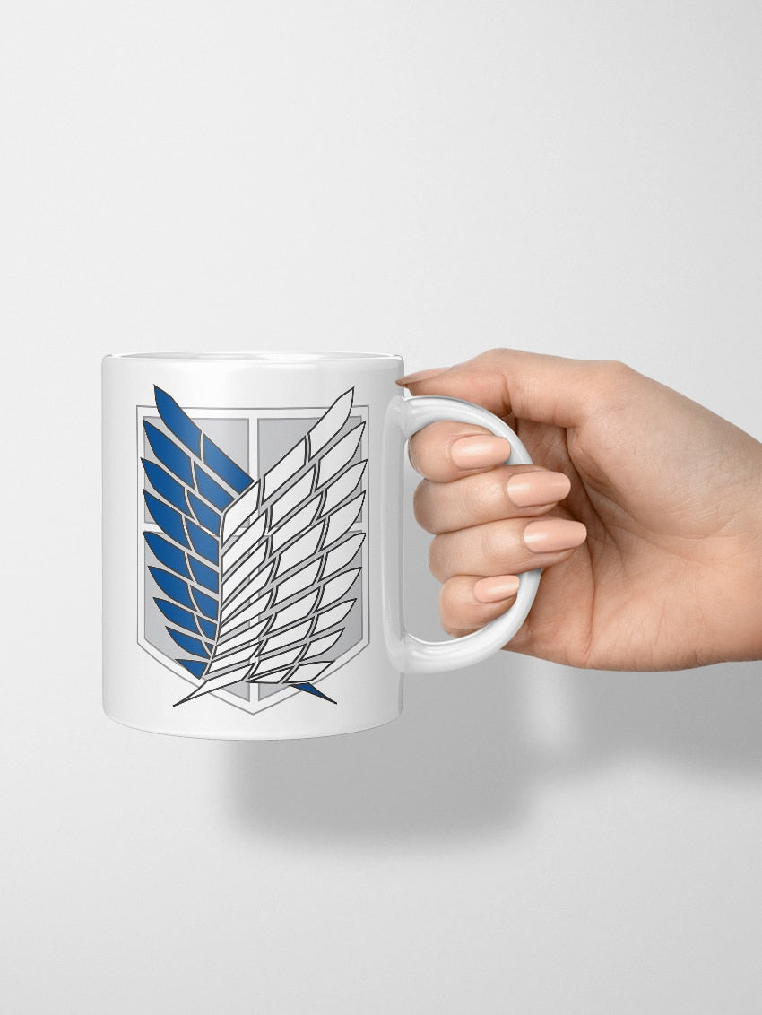 Attack on Titan ceramic water cup mug coffee mug milk mug beer