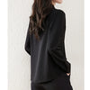 Womens Office Blouse Long Sleeve Button Up Elegant Work Shirt