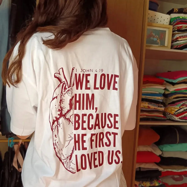 Faith Streetwear Tee Jesus Back Print Bible Verse T Shirt