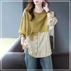 Asymmetric Layered Hoodie Women Plus Size Loose Fit Top Fall