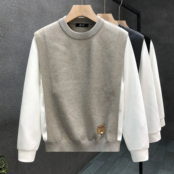 Fake Two-piece Casual Plus Velvet Thickened Autumn Winter