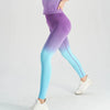 Gradient Seamless High Waist Leggings Women Yoga Slim Fit Tights