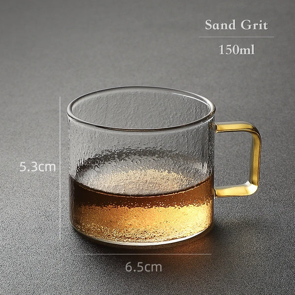 150ML Small Beautiful Heat-resistant Borosilicate Clear Espresso