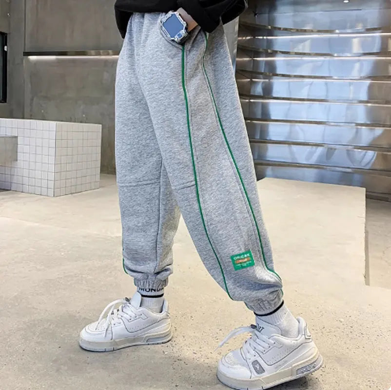 Men's Trendy Loose Sports Pants Spring Autumn Casual Joggers Teens