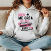 French Quote Hoodie Women Dieu Me Cest Mon Saint Sweatshirt