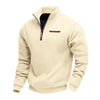 Men's Half Zip Fleece Sweatshirt - Stand Collar Pullover