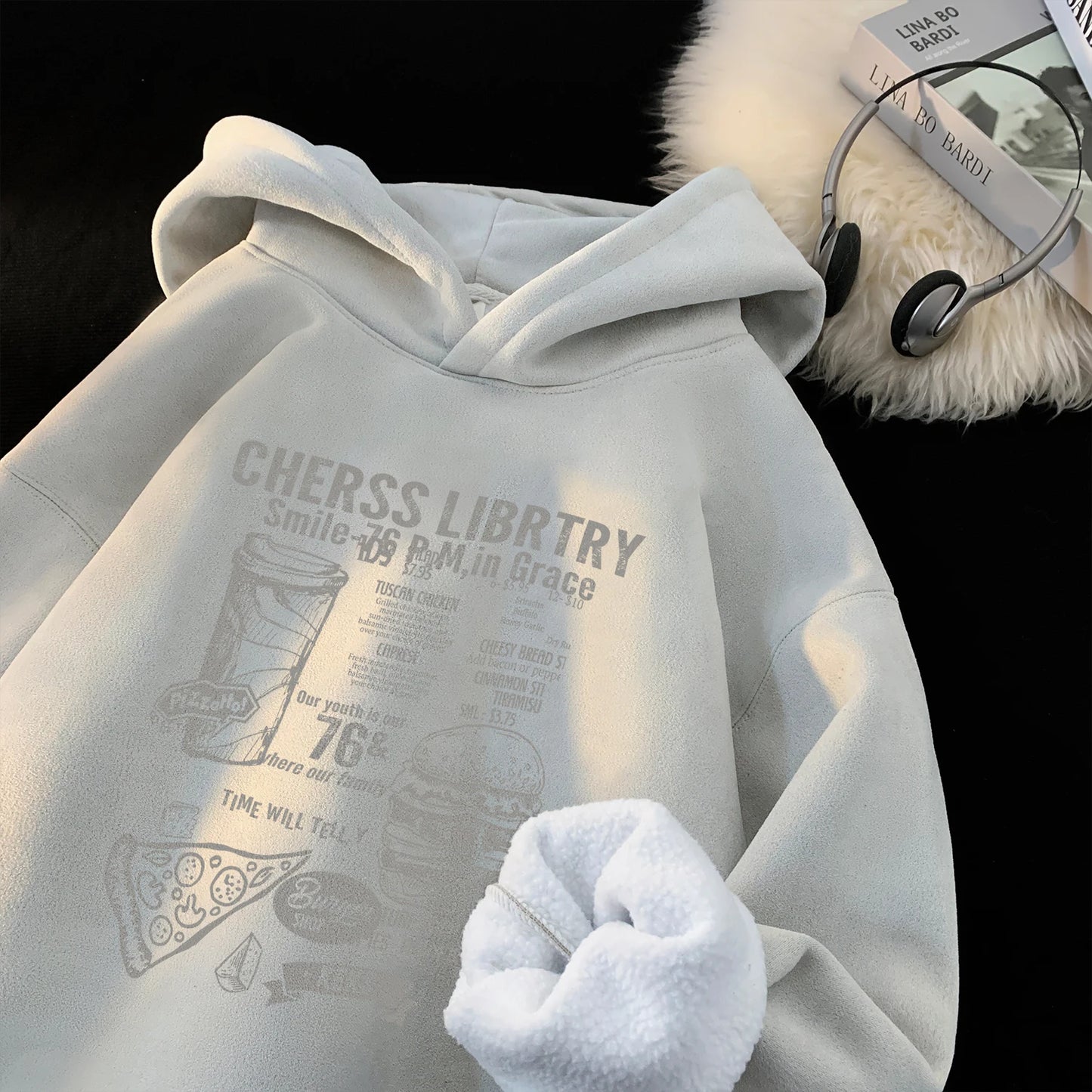 Streetwear Loose Lazy Hoodies Pullover Hip-hop Sweatshirt