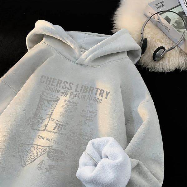 Streetwear Loose Lazy Hoodies Pullover Hip-hop Sweatshirt