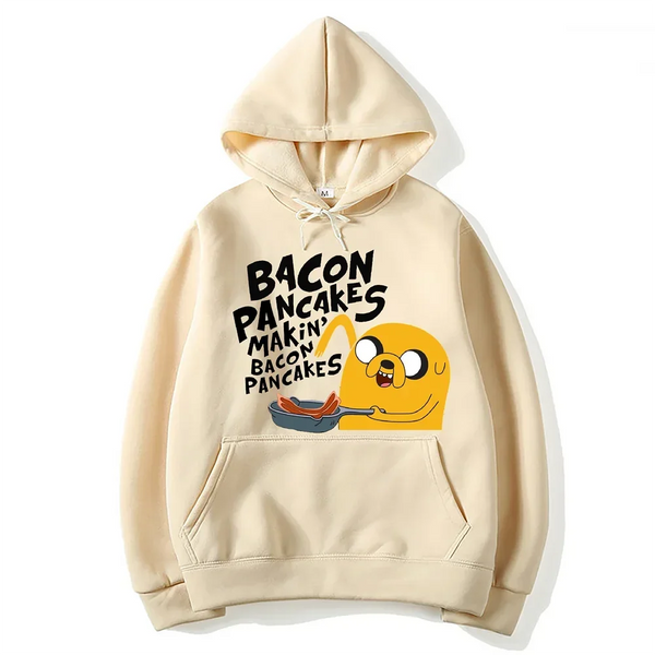 Adventure Time Jake Cartoon Harajuku Streetwear Pullover