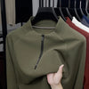 Autumn and Winter Men's Velvet Hoodie Long Sleeve Zipper
