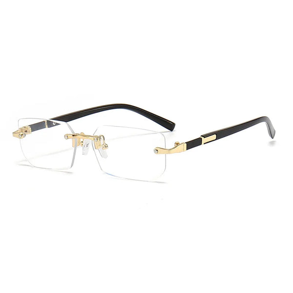 Rimless Rectangle Sunglasses