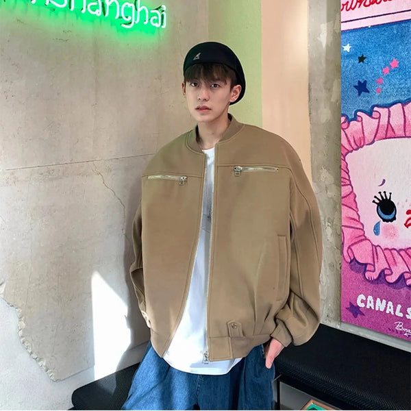 Zip-in-Style amerikanische Frühlings-/Herbst-Modejacken für Paare im Y2K-Stil