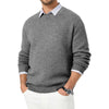 Mens Animal Game Wool Knit Sweater Crew Neck Pullover Streetwear