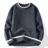 Mens Slim Fit Knit Sweater Crew Neck Pullover Casual Fall Winter