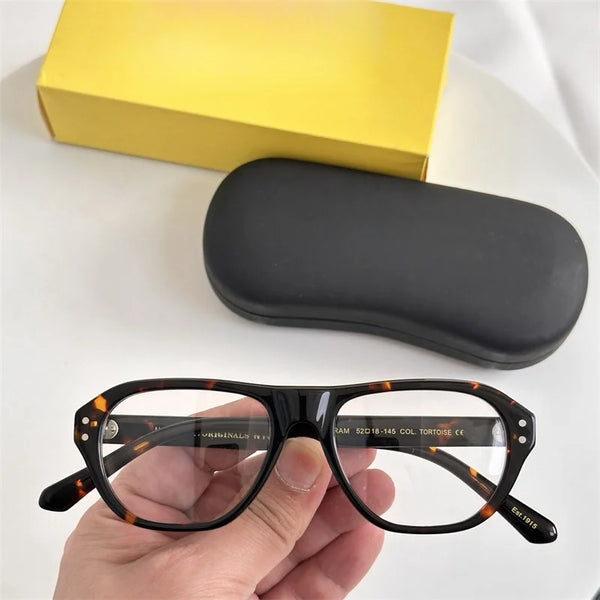 Oval Retro Vintage Optical Computer Prescription Glasses