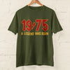 1975 Legend 50th Birthday Retro Rock T-Shirt