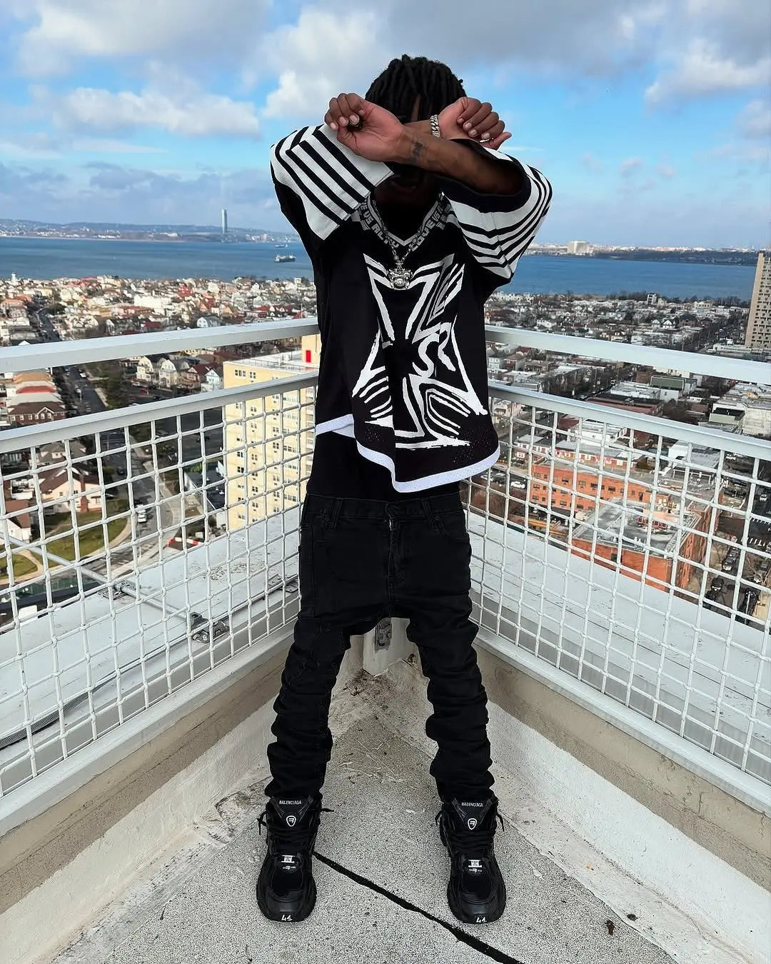 Men's American Casual Loose Hip-Hop Harajuku Retro T-Shirt