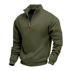 Men's Half Zip Fleece Sweatshirt - Stand Collar Pullover