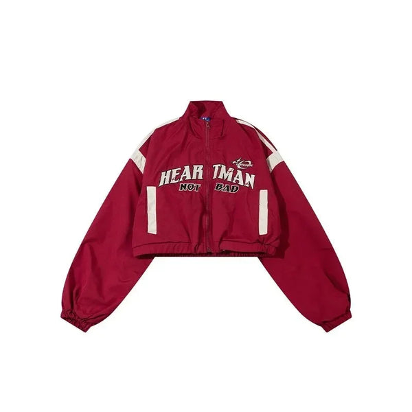 American Gothic Retro Women's Street Baseball Jacket Autumn Winter