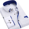 Men’s Floral Button Down Shirt – Slim Fit Long Sleeve Casual Dress Shirt