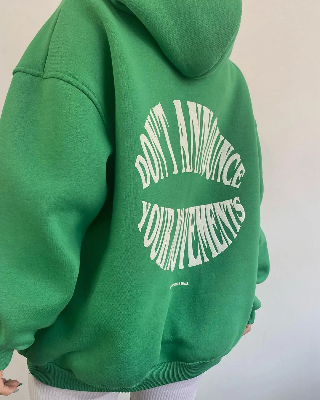 Women's Letter Print Hoodie Casual Sweatshirt