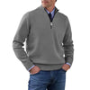 Mens Half Zip Turtleneck Sweater Knit Pullover Warm Jacket Coat