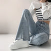 Vintage Bell Bottom Jeans Women High Stretch Flare Denim Pants