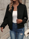 Women's Casual Zipper Jacket - Fashion Outerwear Coat