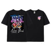 New York Sunset Tshirt Men Hip Hop Oversized Cotton Tee