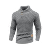 Men's Ribbed Knit Sweater - Crew Neck Pullover Winter Warm