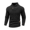Men's Ribbed Knit Sweater - Crew Neck Pullover Winter Warm